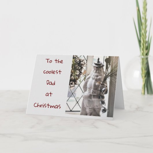 **VROLIJK KERSTFEEST** tot de **COOLSTE DAG** Feestdagen Kaart (Voorkant)