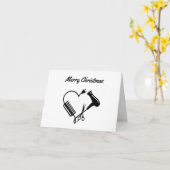 **VROLIJK KERSTFEEST** TOT ***MIJN STYLIST*** KAART (Gele Bloem)