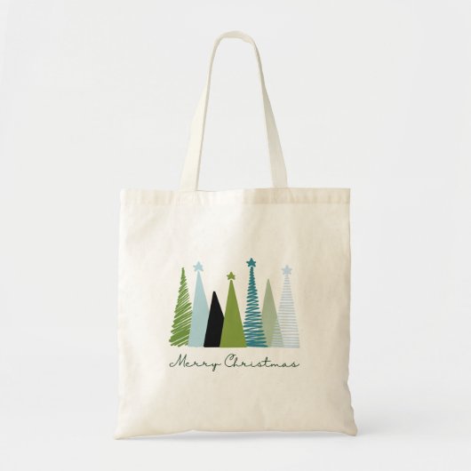 Vrolijk kerstfeest tote bag (Voorkant)