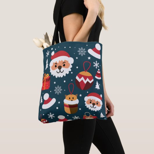 Vrolijk kerstfeest tote bag (Dichtbij)