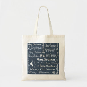 Vrolijk kerstfeest tote bag