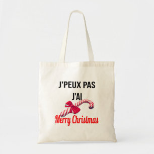 Vrolijk kerstfeest tote bag