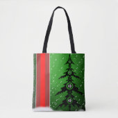 Vrolijk kerstfeest tote bag (Voorkant)