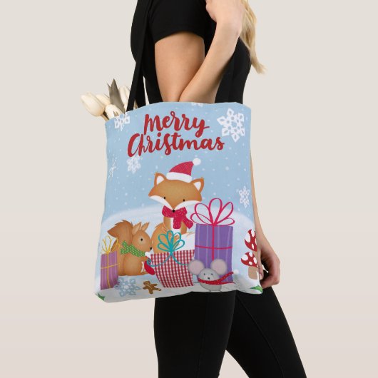 Vrolijk kerstfeest tote bag (Dichtbij)