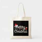 Vrolijk kerstfeest tote bag (Voorkant)
