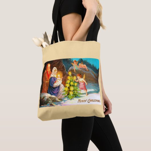 Vrolijk kerstfeest tote bag (Dichtbij)