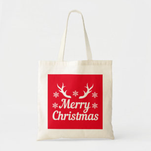 Vrolijk kerstfeest tote bag