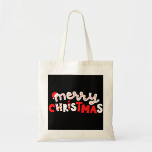 Vrolijk kerstfeest tote bag