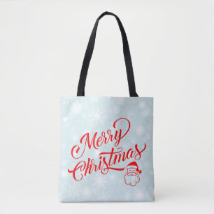 Vrolijk kerstfeest tote bag