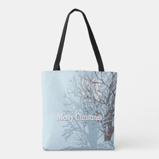 Vrolijk kerstfeest! tote bag (Achterkant)