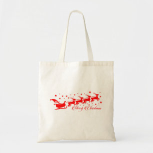 Vrolijk kerstfeest tote bag