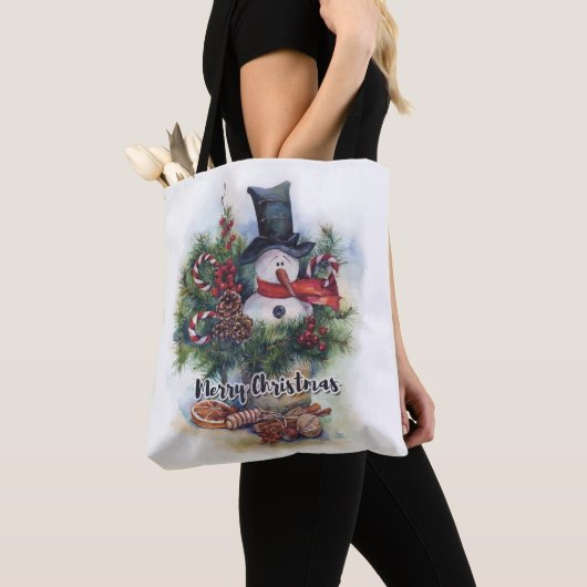 Vrolijk kerstfeest tote bag (Dichtbij)