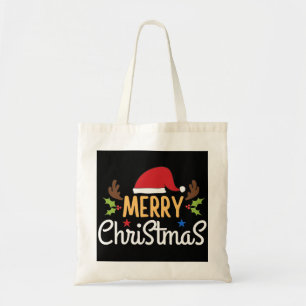Vrolijk kerstfeest tote bag