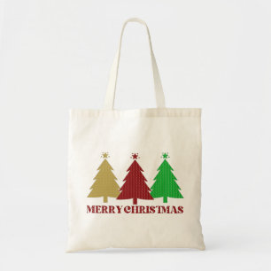 Vrolijk kerstfeest tote bag