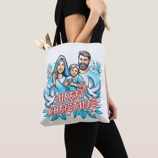 Vrolijk kerstfeest tote bag (Dichtbij)