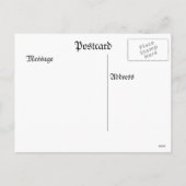 Vrolijk Kerstfeest traditioneel schaatsen Feestdagenkaart (Achterkant)