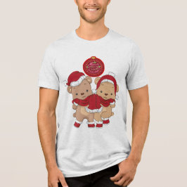 Vrolijk Kerstfeest Tri-blend T-Shirt