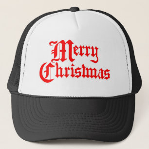 Vrolijk kerstfeest trucker pet