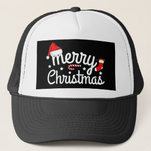 Vrolijk kerstfeest trucker pet