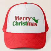 Vrolijk kerstfeest trucker pet (Voorkant)
