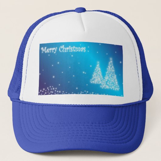 Vrolijk kerstfeest trucker pet (Voorkant)