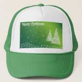Vrolijk kerstfeest trucker pet (Voorkant)