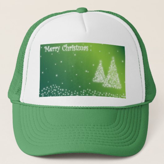 Vrolijk kerstfeest trucker pet (Voorkant)