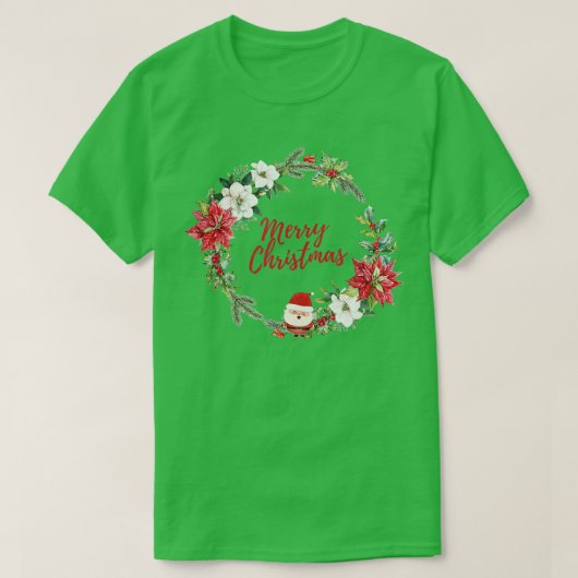 Vrolijk kerstfeest TShirt12 T-shirt (Design voorkant)