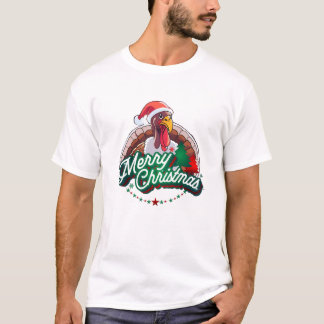 Vrolijk Kerstfeest Turkije T-shirt