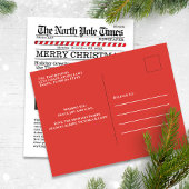 Vrolijk kerstfeest Twee foto's Filmkrant Feestdagenkaart