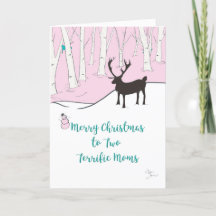 Vrolijk kerstfeest Twee Terrific Moms, Whimsical