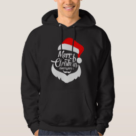 Vrolijk Kerstfeest Typografie Sinterklaas Pet T-sh Hoodie