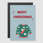 Vrolijk kerstfeest Ugly Sweater Angel (Voorkant / Achterkant)