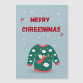 Vrolijk kerstfeest Ugly Sweater Angel (Voorkant)