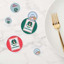 Vrolijk kerstfeest Ugly Sweater Angel Confetti