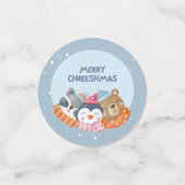 Vrolijk kerstfeest Ugly Sweater Angel Confetti (Kleine voorkant)