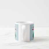 Vrolijk kerstfeest Ugly Sweater Angel Espresso Kop (Achterkant)