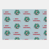 Vrolijk kerstfeest Ugly Sweater Angel Inpakpapier Vel (Voorkant 3)