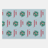 Vrolijk kerstfeest Ugly Sweater Angel Inpakpapier Vel (Voorkant 2)