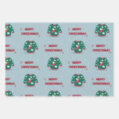 Vrolijk kerstfeest Ugly Sweater Angel Inpakpapier Vel (Voorkant)