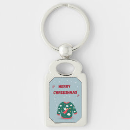 Vrolijk kerstfeest Ugly Sweater Angel Sleutelhanger