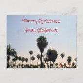 VROLIJK KERSTFEEST UIT CALIFORNIË BRIEFKAART (Voorkant)