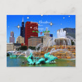 Vrolijk kerstfeest uit Chicago Briefkaart (Voorkant)