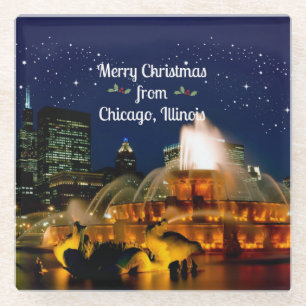 Vrolijk kerstfeest uit Chicago, Glazen Onderzetter