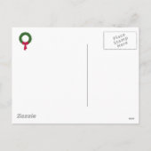 Vrolijk kerstfeest uit Chicago Illinois Feestdagenkaart (Achterkant)