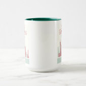 Vrolijk kerstfeest uit Chicago Mok (Midden)