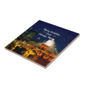 Vrolijk kerstfeest uit Chicago, Tegeltje (Zijkant)