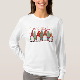 Vrolijk kerstfeest uit de gnoomfamilie t-shirt
