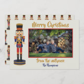 Vrolijk kerstfeest uit de nuchtere, grappige Nutcr (Voorkant / Achterkant)