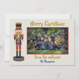 Vrolijk kerstfeest uit de nuchtere, grappige Nutcr
